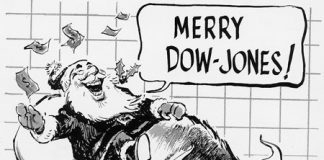 More Investing and Investments Jokes, Humor and Cartoons merry dow jones