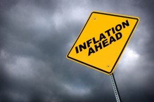 During periods of economic growth moderate inflation is expected.