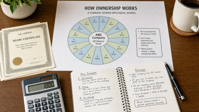 Shares Explained in Plain English for Beginners - Main Image