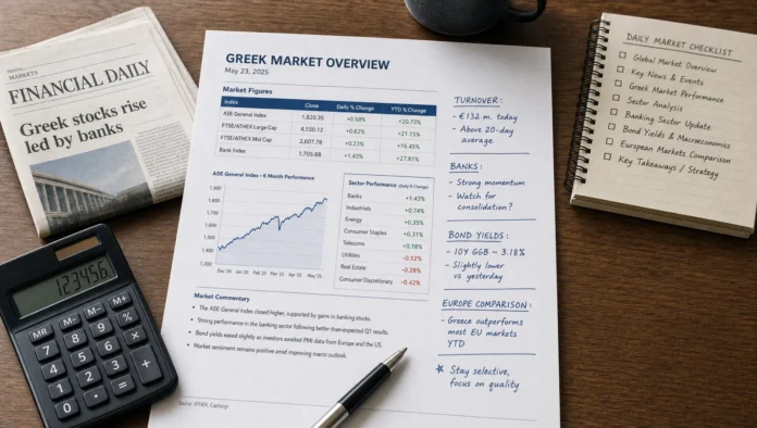How to Read the Greek Stock Market Today - Main Image